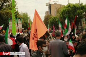 فریاد «مرگ بر اسرائیل» روزه داران تبریزی