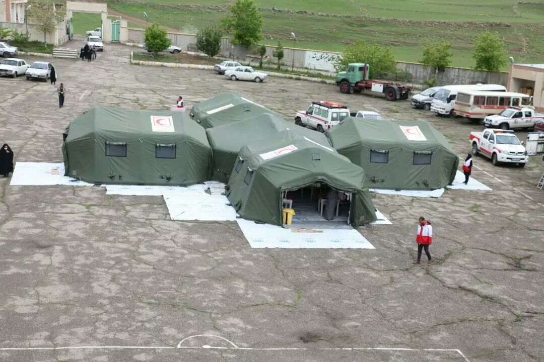 برخورداری اهالی روستای جوشین از خدمات رایگان هلال احمر استان