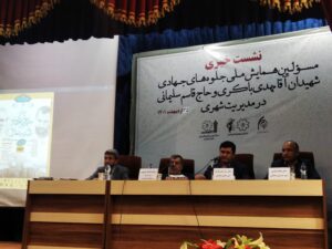 استقبال دانشگاهیان از همایش ملی جلوه های جهادی شهیدان آقا مهدی و حاج قاسم در تبریز