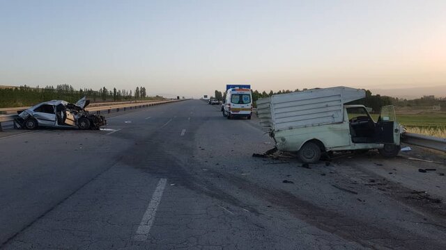 سانحه رانندگی در اتوبان پیامبر اعظم(ص)، ۶ مصدوم برجا گذاشت