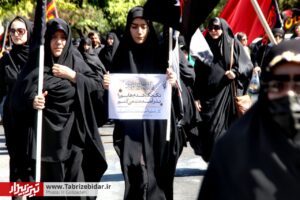 پیاده روی جاماندگان اربعین حسینی در تبریز