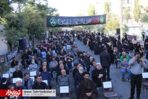 عزاداری اربعینی هیئات حسینی شمال‌غرب تبریز