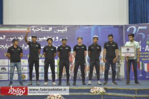 مراسم افتتاحیه تور دوچرخه سواری آذربایجان