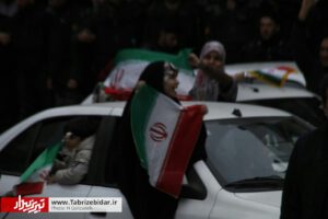 شادی خیابانی مردم تبریز