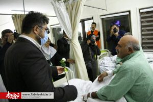 مدیرعامل سازمان تأمین اجتماعی پای حرف های بیمارستان عالی نسب تبریز