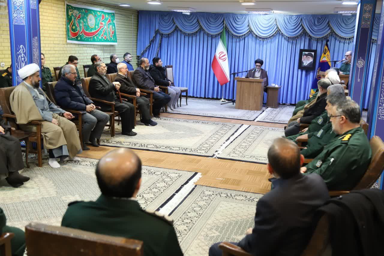 قدردانی فرماندهان سپاه در استان از آیت الله آل هاشم