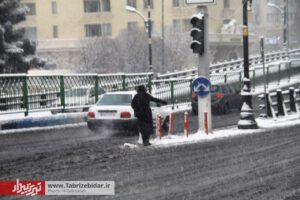 بارش برف شبانه و غافلگیری مدیریت شهری