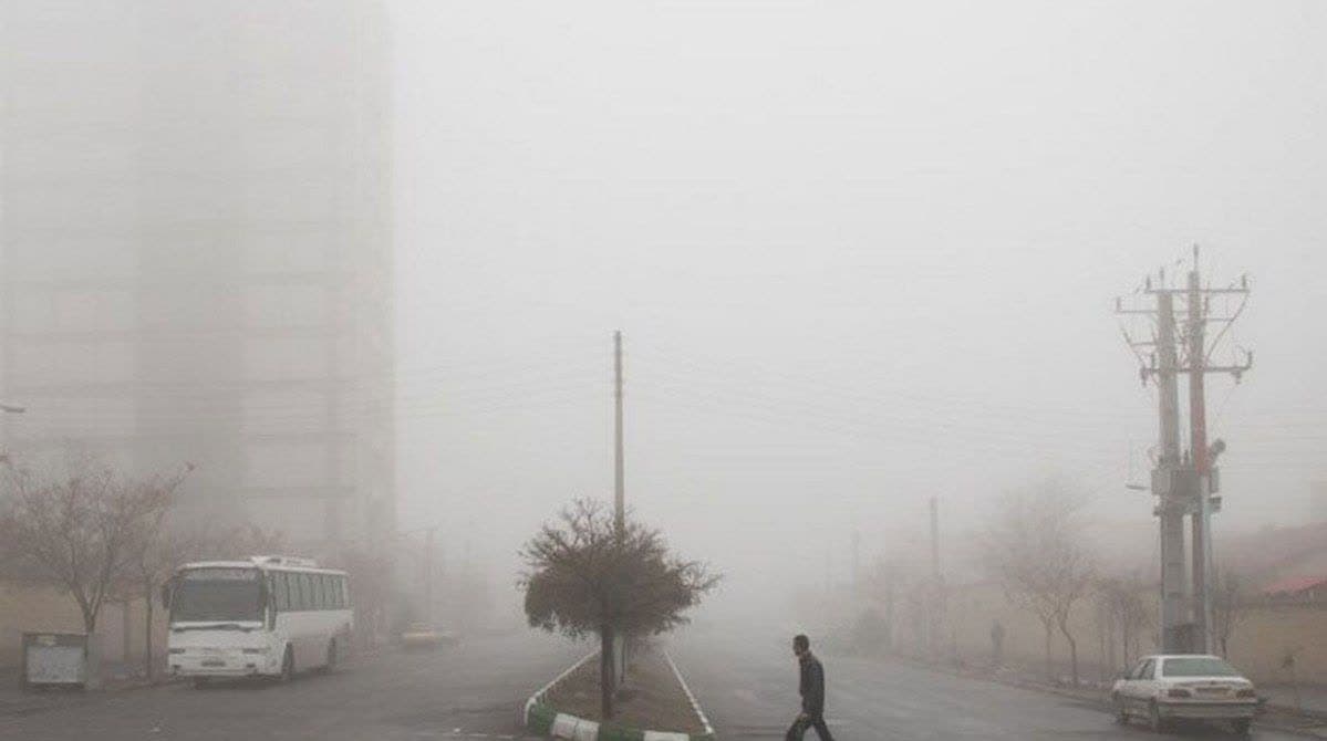 مه غلیظ تبریز را فرا گرفت