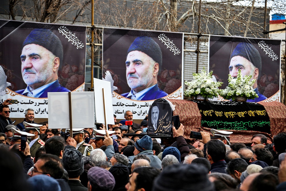 تشییع پیکر استاد کریمی مراغه ای شاعر نامی آذربایجان