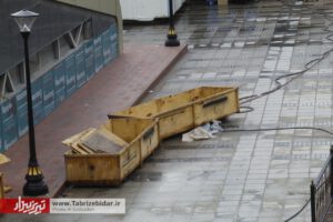 سنگدلی با سنگفرشی بزرگ در تبریز