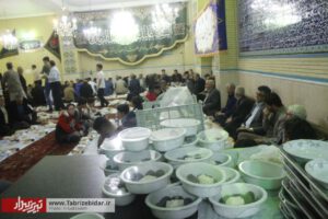 سفره افطاری موکب اربعینی