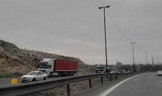 محدودیت ترافیکی در اتوبان شهید کسایی تبریز