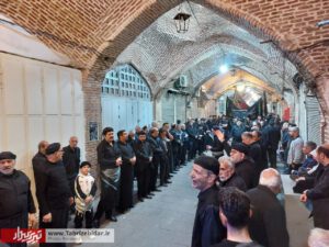 عزاداری برای مولی‌الموحدین در بازار تبریز