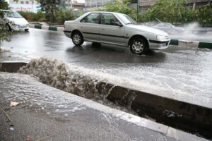 آبگرفتگی معابر تبریز
