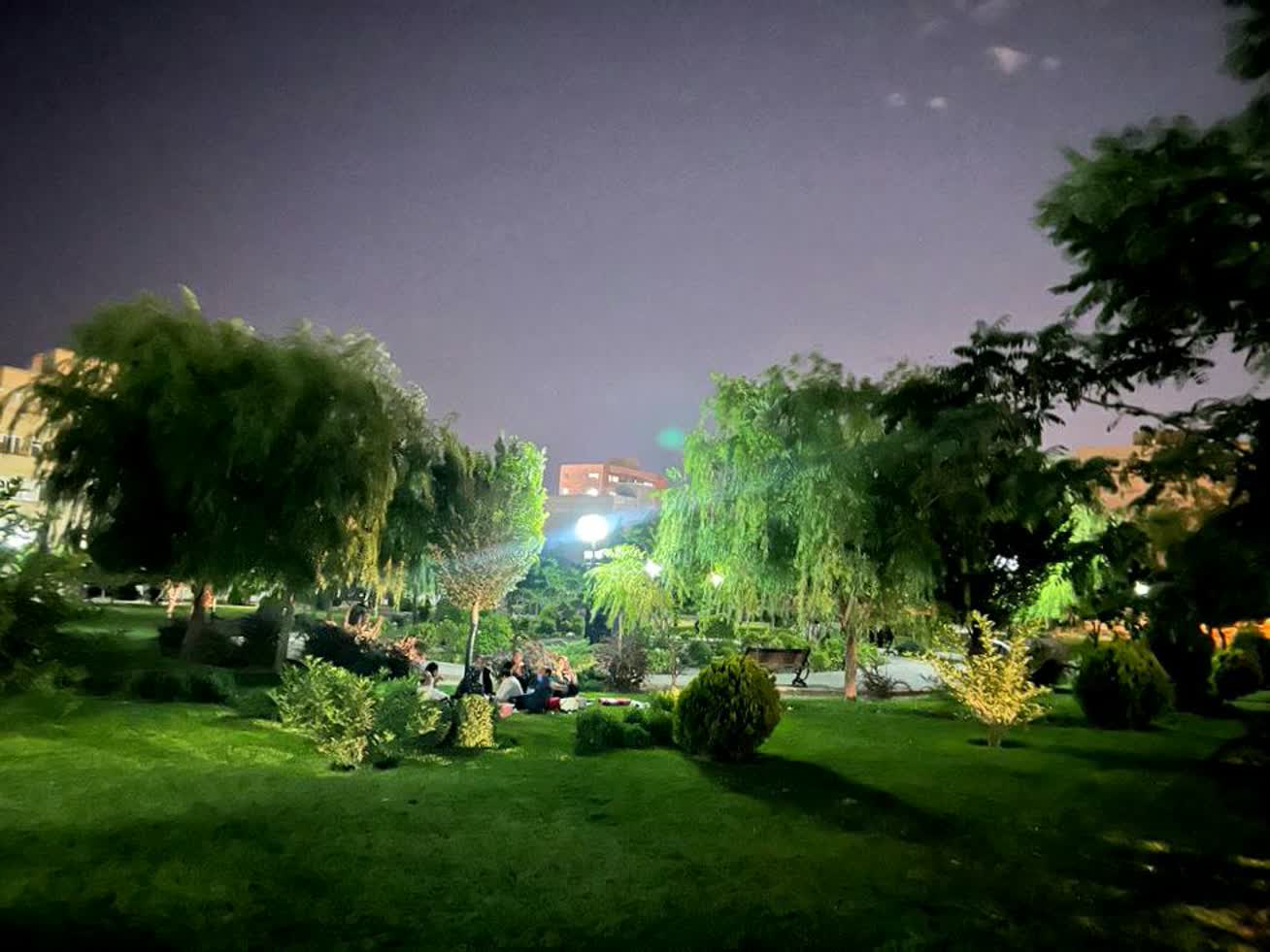 پیگیری گزارش مردمی تبریزبیدار: حل مشکل روشنایی پارک حکیم نباتی