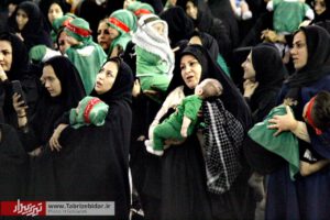 اجتماع شیرخوارگان تبریزی به یاد علی اصغر حسین(ع)