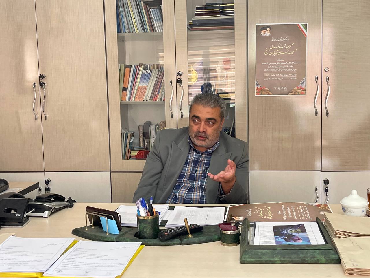 ۷۵ درصد کارمندان استان آذربایجان شرقی بسیجی هستند/ برگزاری اجلاسیه شهدای کارمندی 