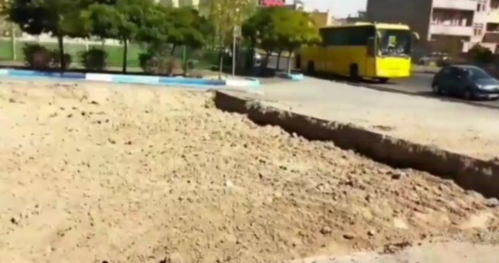 گزارش مردمی از تغییر کاربری پارکینگ پارک صائب