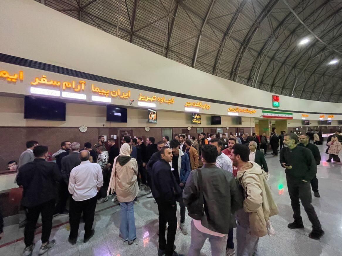 علت ازدحام مسافران ترمینال تبریز چه بود؟