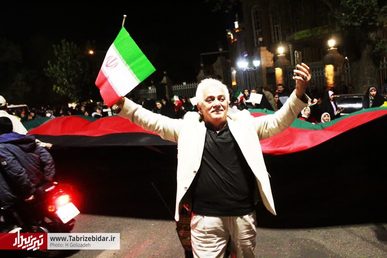 فریاد تبریز در حمایت از مقاومت فلسطین