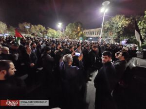 جوانان تبریزی خواستار واکنش طوفانی شدند / حیدر حیدر یا صهیون