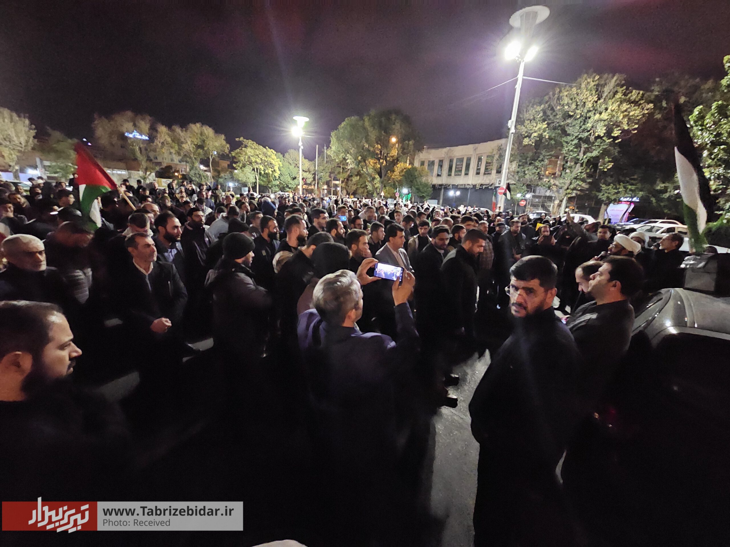 جوانان تبریزی خواستار واکنش طوفانی شدند / حیدر حیدر یا صهیون