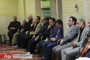 چهره ها در مراسم ختم نماینده اسبق تبریز