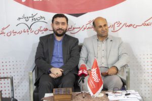 میهمانان غرفه تبریزبیدار در آخرین روز از یازدهمین نمایشگاه مطبوعات استان