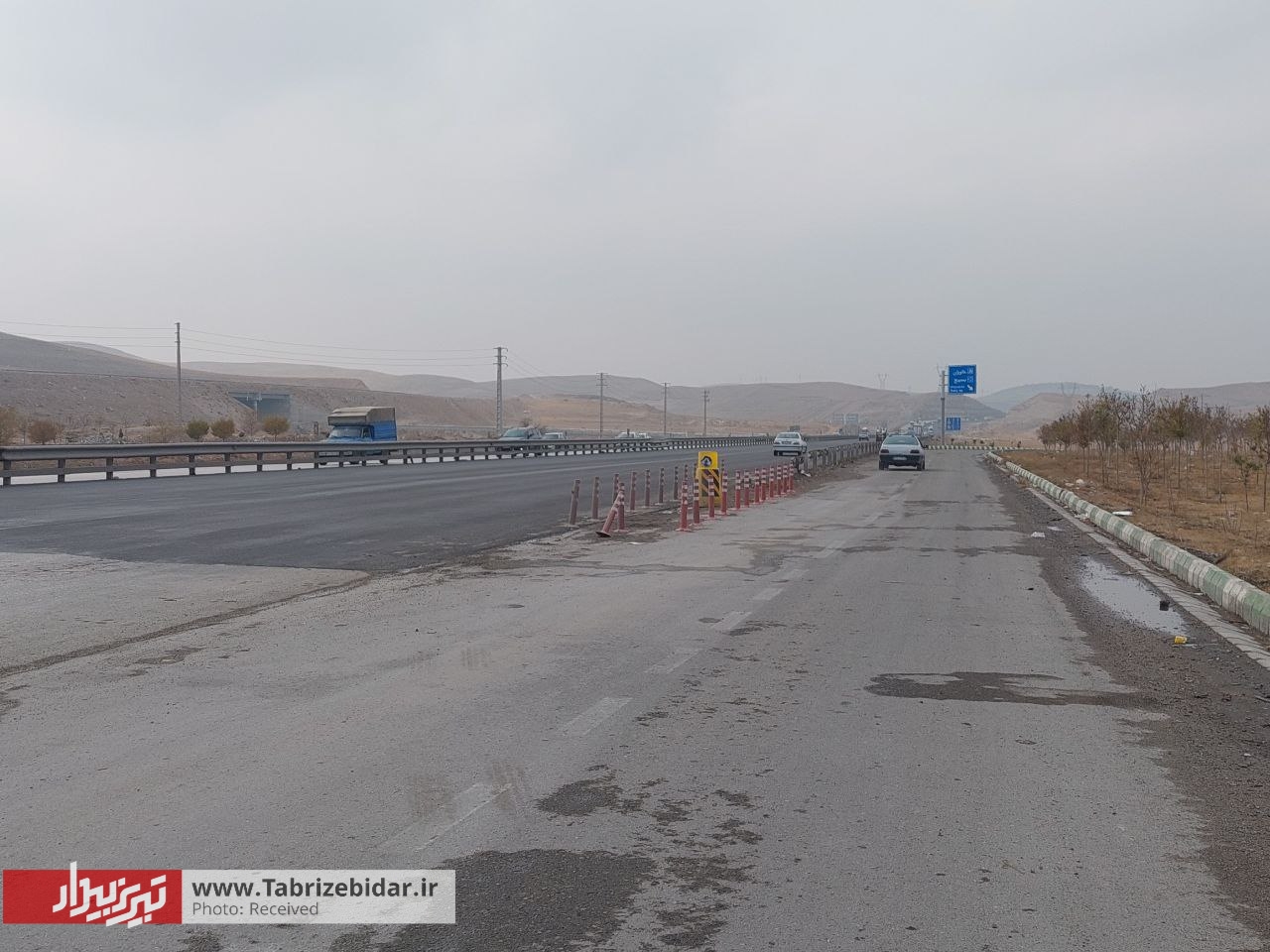 آخرین وضعیت مرمت آزاد راه تبریز زنجان