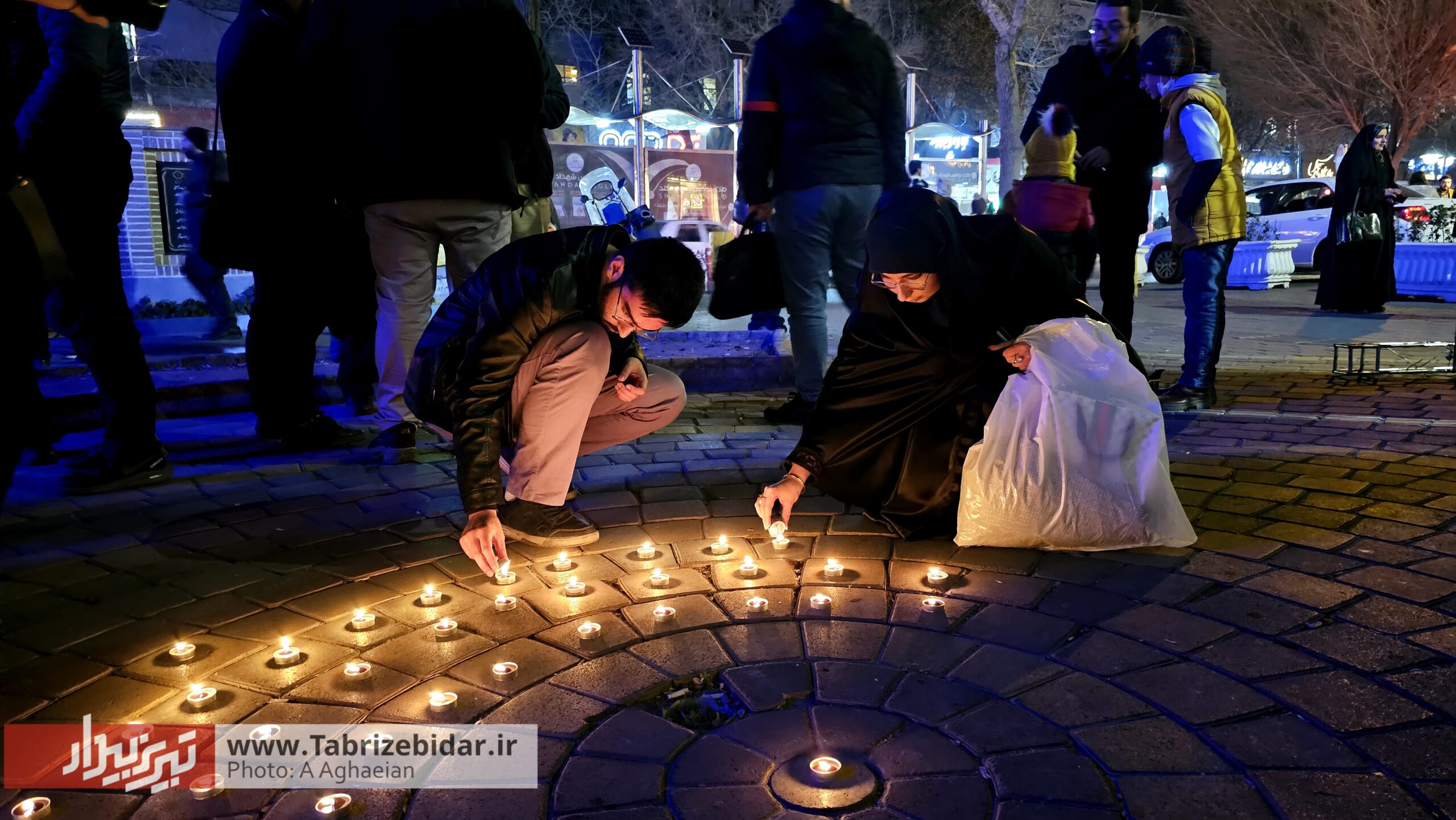 اندوه جوانان تبریزی برای شهدای کرمان