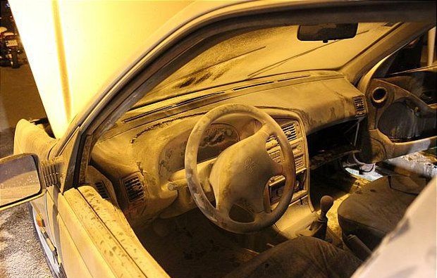 آتش گرفتن خودروی پژو پارس در بلوار ملکی تبریز