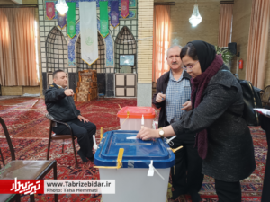حماسه تبریزی ها پای صندوق رای