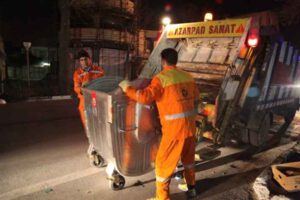 آغاز طرح جمع آوری شبانه زباله‌ها از ۳ اردیبهشت