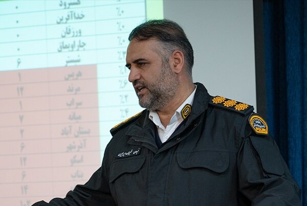 ۹۸ درصد رانندگان تبریز قانونمند هستند