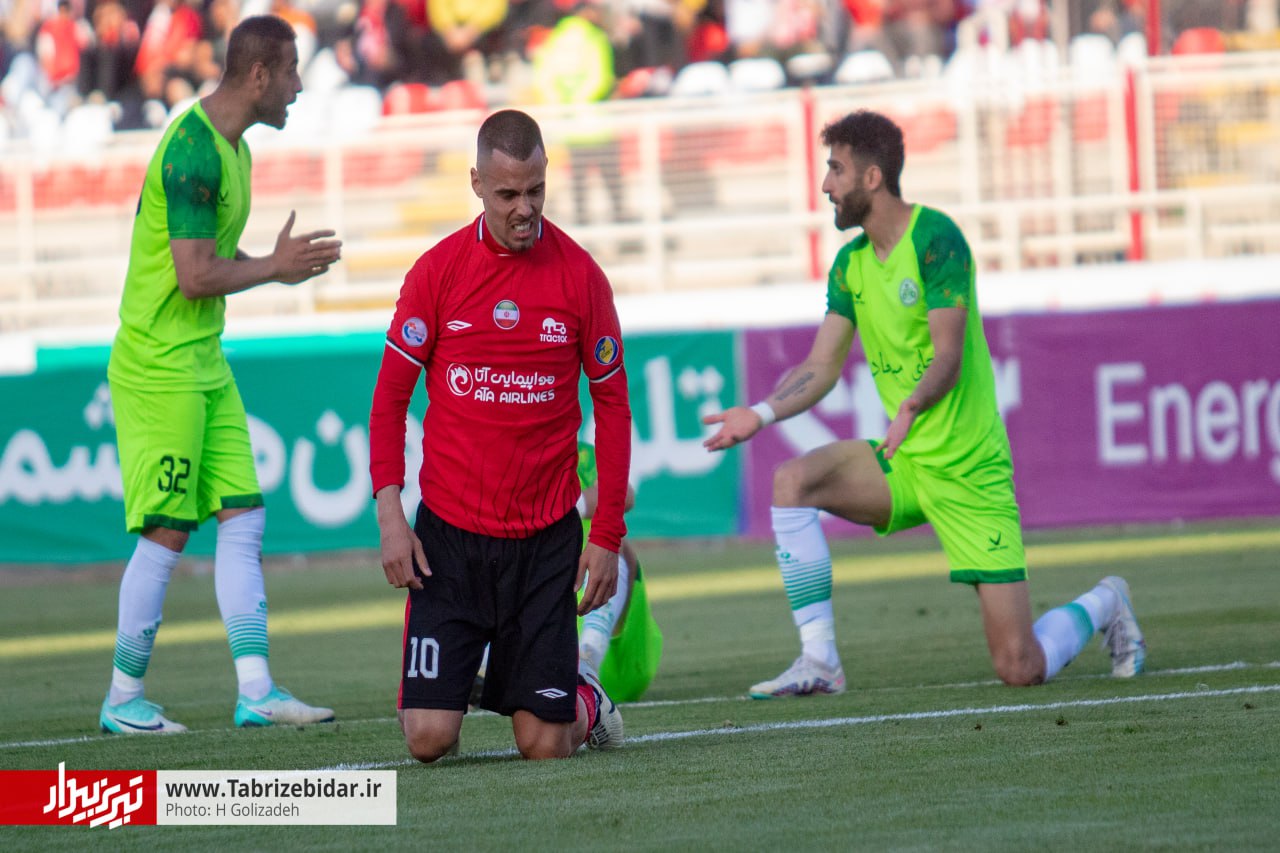 شکست سنگین تراکتور در تبریز و بازی با اعصاب هواداران