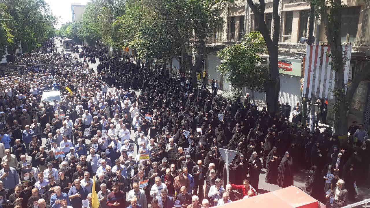 خروش مردم تبریز علیه صهیونیسم