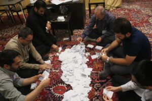 شمارش آرا در شعب اخذ رای