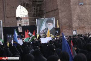 تجمع مردم تبریز در پی شهادت سید حسن نصرالله