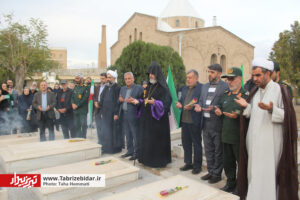 مجلس یادبود ارامنه تبریز برای شهدای مسیحی غزه