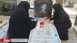 با همت یک گروه جهادی؛ مزار شهدای محله مارالان نونوار شدند