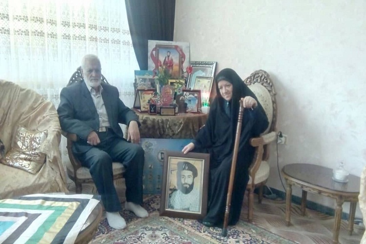 مادر شهید القدس امام پناه آسمانی شد