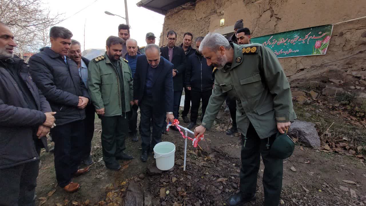 افتتاح ششمین طرح آبرسانی سپاه عاشورا در هفته بسیج