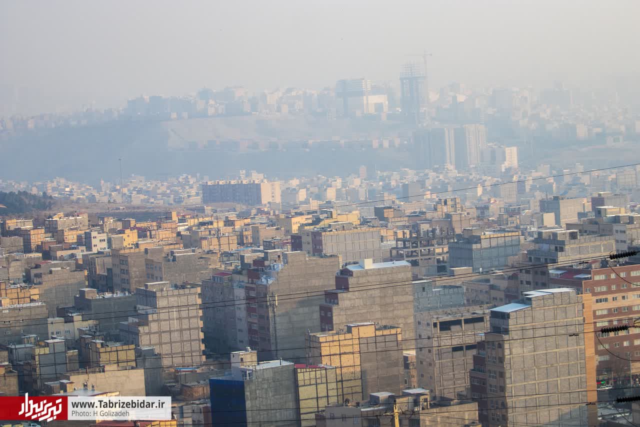 تبریز همچنان در مدار آلودگی / تدبیر: فعلا انتظار برای بارش!!