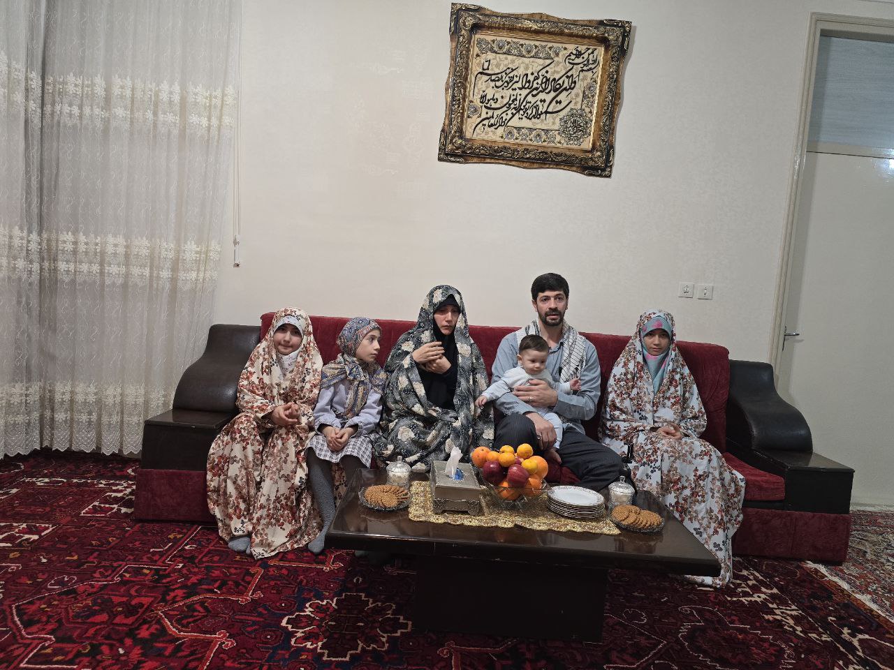 خانه‌ای پر از نور و برکت / روایت خانواده بهرامی با چهار فرزند