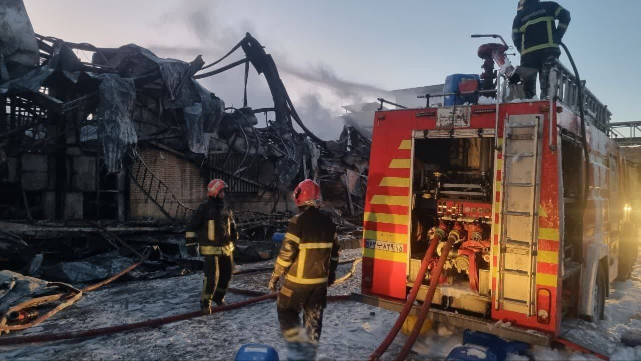 مهار آتش‌سوزی در مس سونگون