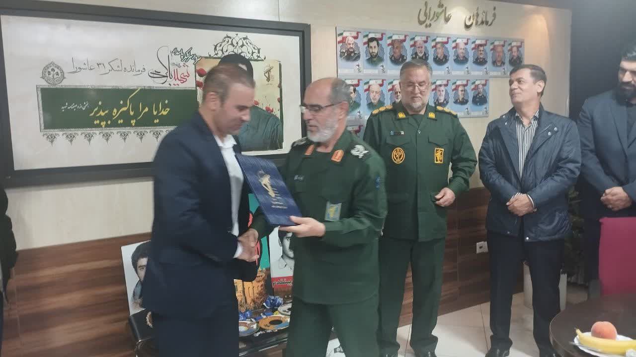 عقیل قارداش زاده تجسم عینی بسیجی تراز انقلاب است