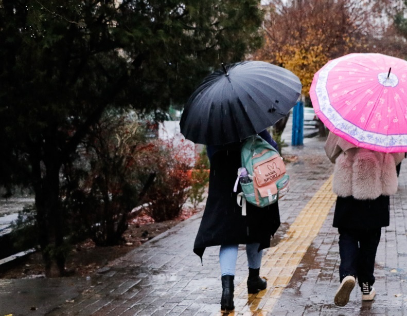 باران بارید و هوای تبریز پاک شد