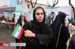 باران حضور در حماسه 22 بهمن تبریز