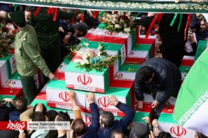 بدرقه دومین گروه شهدا به بهشت