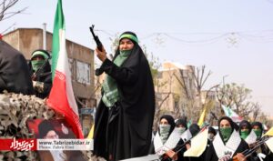 غرش غیرت در قامت دختران آذربایجان